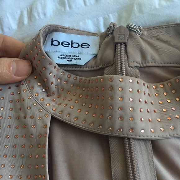 BeBe Pink studded keyhole Bodysuit - Picture 2 of 2